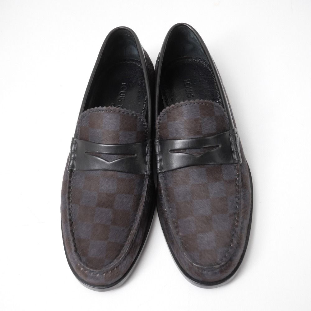 Louis Vuitton Loafers 5.5 Damier Calf Hair — view 4