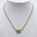 Celine Necklace Macadam Gold Metal