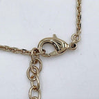 Dior Bracelet Blue in Gold Metal Faux Pearl Rhinestone CD Logo — view 4