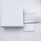 Dior Bracelet Blue in Gold Metal Faux Pearl Rhinestone CD Logo — view 5