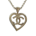 Chanel Necklace CC Logo Gold Metal — view 2