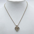 Chanel Necklace CC Logo Gold Metal