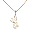 Chanel CC Logo Yacht Pendant Silver Metal