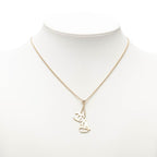 Chanel CC Logo Yacht Pendant Silver Metal — view 5