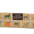 Hermes Twilly Horsewear Couvertures Et Tenues de Jour Scarf New Tag Brown Silk — view 5