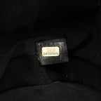 Chanel Chez Blanc Stitch CC Logo Chain Shoulder Bag Black Lambskin — view 6