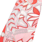 Hermes Twilly Folklore Ethnology Scarf New Tag Pink Silk — view 2