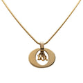 Dior Logo Pendant Gold Plated