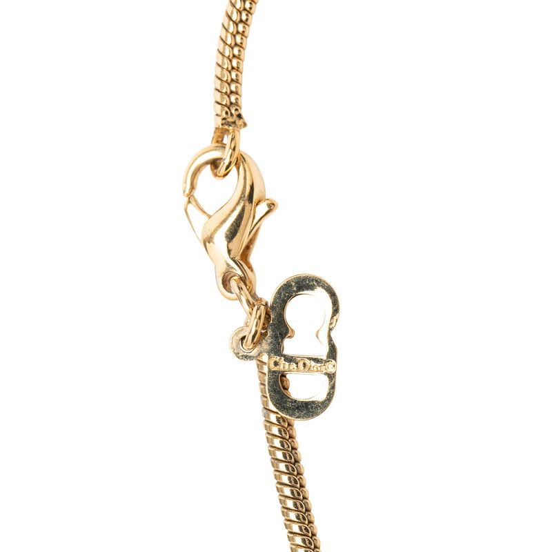 Dior Logo Pendant Gold Plated — view 5