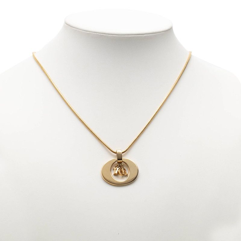 Dior Logo Pendant Gold Plated — view 6
