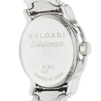 Bvlgari Solo Tempo Watch Black Silver Stainless Steel — view 6
