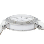 Tiffany & Co Atlas Heart Watch White Silver Stainless Steel Leather — view 4