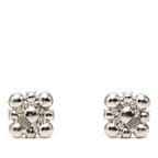 Chanel Bijou Earrings Silver Metal Rhinestone — view 2