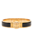 Hermes Charnier Bracelet Gold Black Plated — view 2
