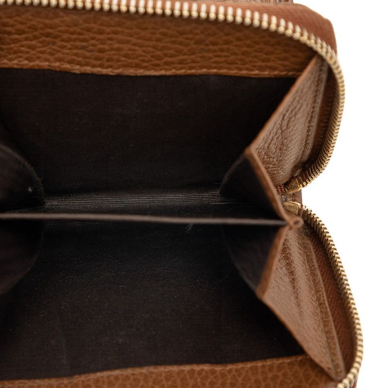 Gucci GG Canvas Bifold Wallet Beige Brown — view 8