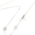 Dior I Love Heart Arrow Chain Pendant Silver Metal — view 4