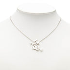 Dior I Love Heart Arrow Chain Pendant Silver Metal — view 6