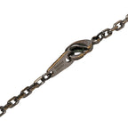 Louis Vuitton Pendant LV Initial Necklace Silver Blue Metal Rhinestone — view 4