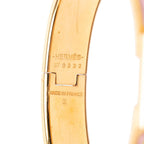 Hermes Click Ano Bracelet Gold Pink Yellow Plated — view 4
