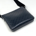 Gucci Guccissima Messenger Bag GG Pattern Shi Marais the Navy — view 2