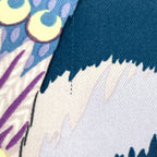 Hermes Carre 90 Jaguar Quetzal Scarf Silk Purple Multicolor — view 3