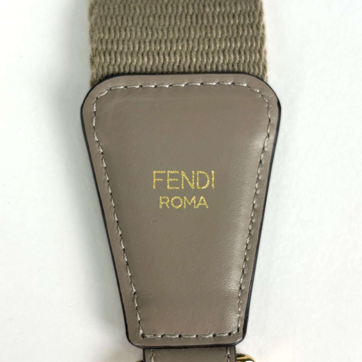 Fendi Zucca Pattern Shoulder Strap Crossbody Canvas Leather Beige — view 5