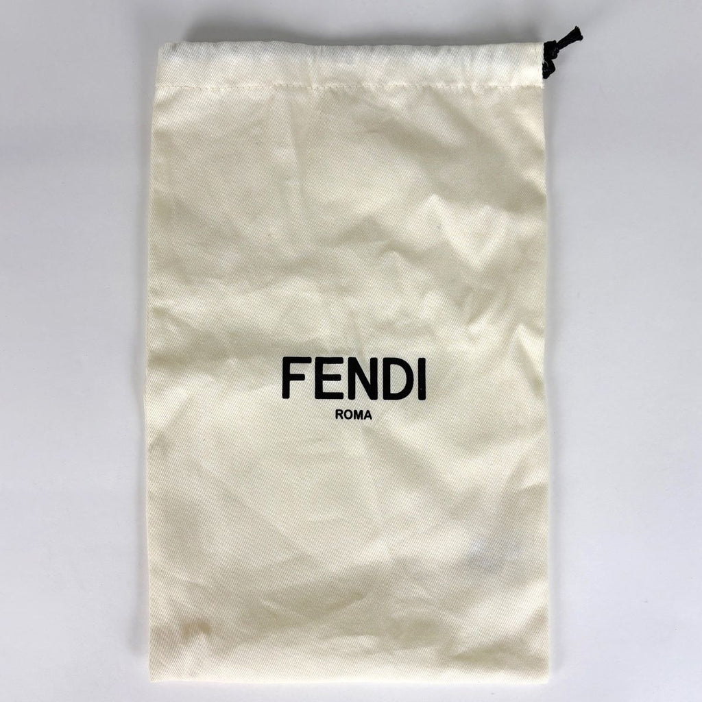 Fendi Zucca Pattern Shoulder Strap Crossbody Canvas Leather Beige — view 6