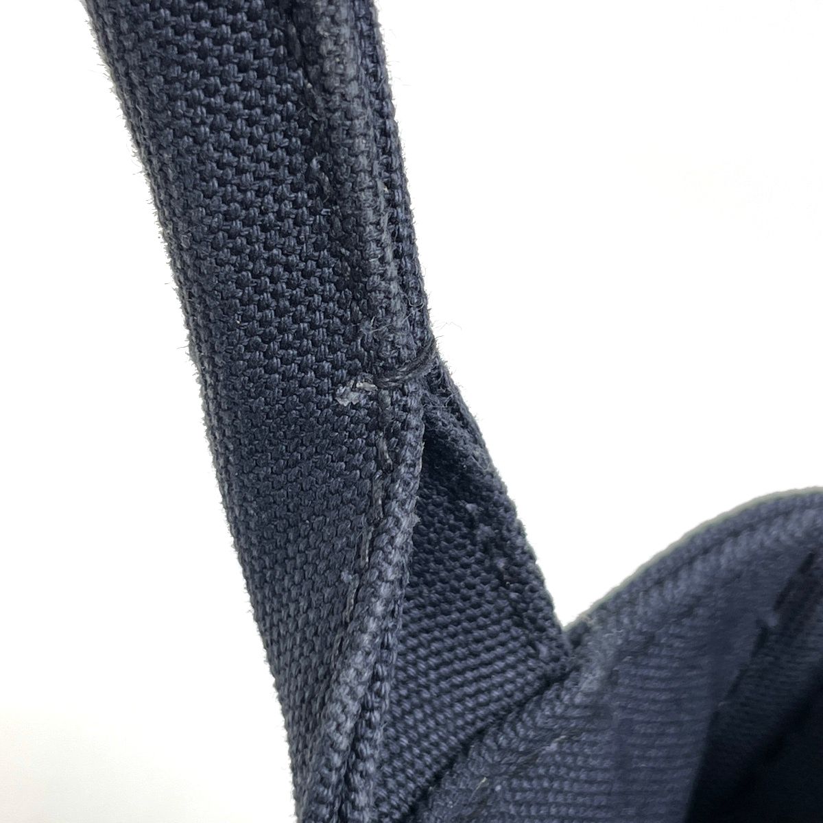 Prada Canapa Tote 2-Way Canvas Navy — view 5