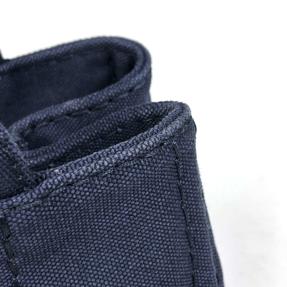Prada Canapa Tote 2-Way Canvas Navy — view 4