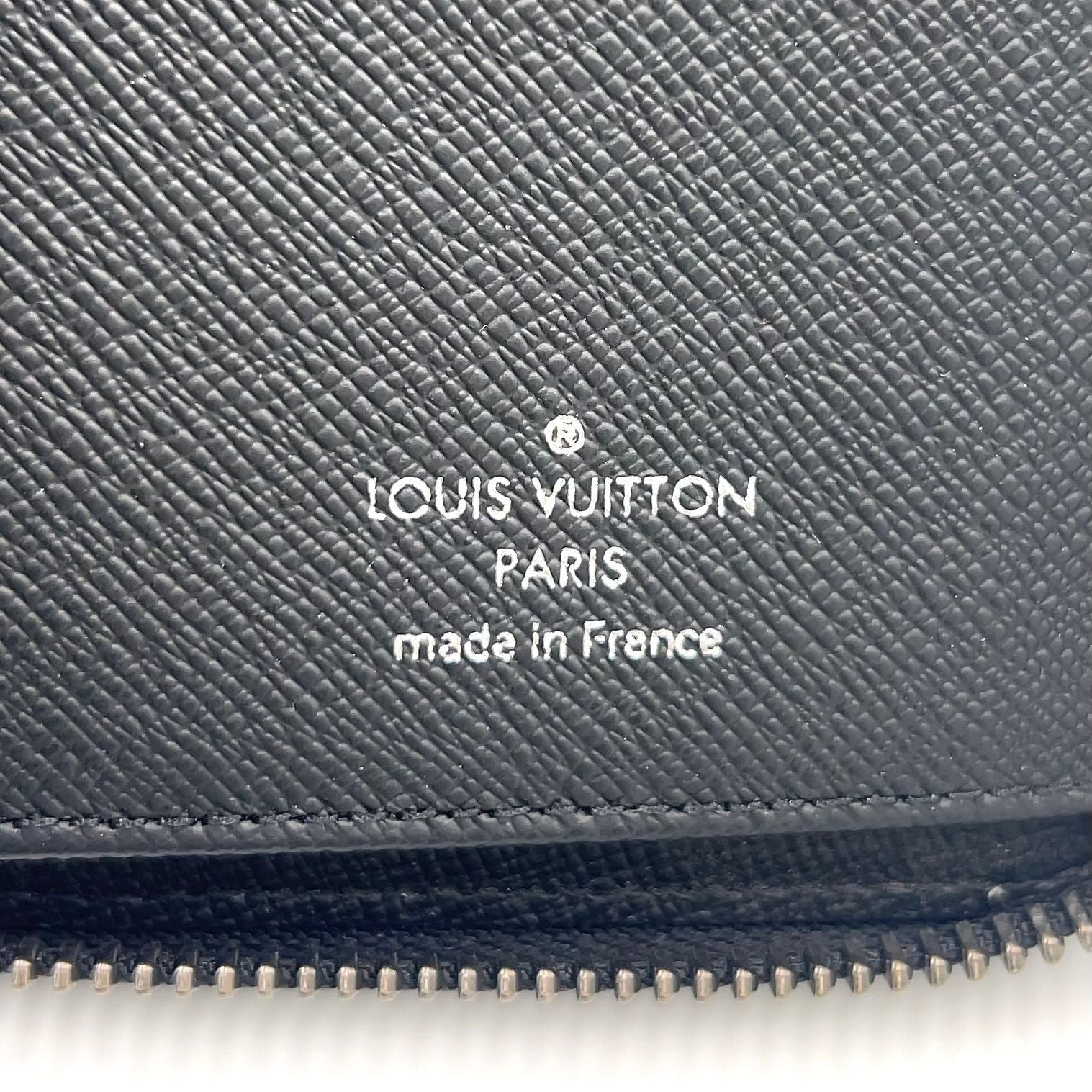 Louis Vuitton Zippy Wallet Vertical Monogram Eclipse Leather Black Zip Around — view 4