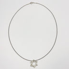 Tiffany & Co Star of David Silver Necklace — view 3