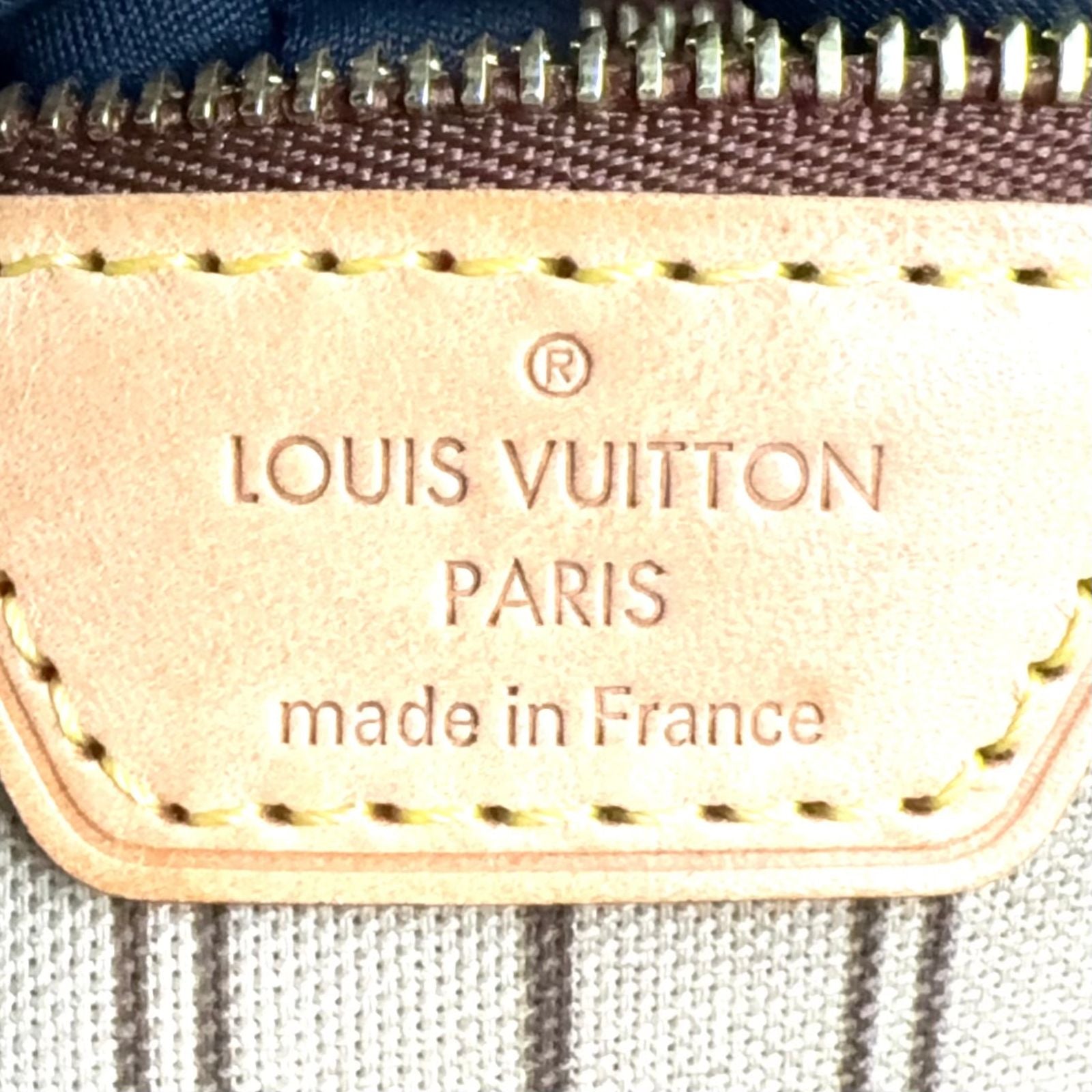 Louis Vuitton Neverfull PM Monogram Leather Brown Tote Gold — view 4