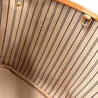 Louis Vuitton Neverfull PM Monogram Leather Brown Tote Gold — view 5