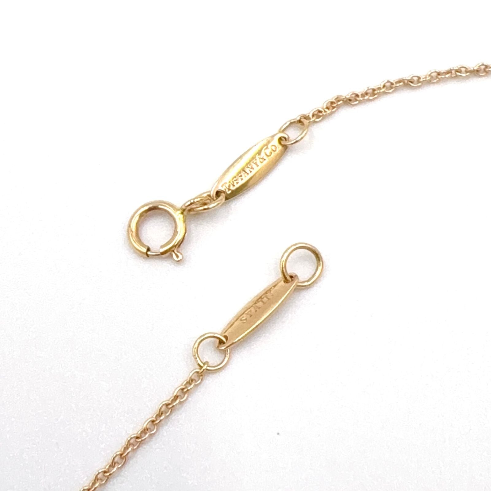 Tiffany & Co Diamond by the Yard Yellow Gold Clear Necklace — view 8