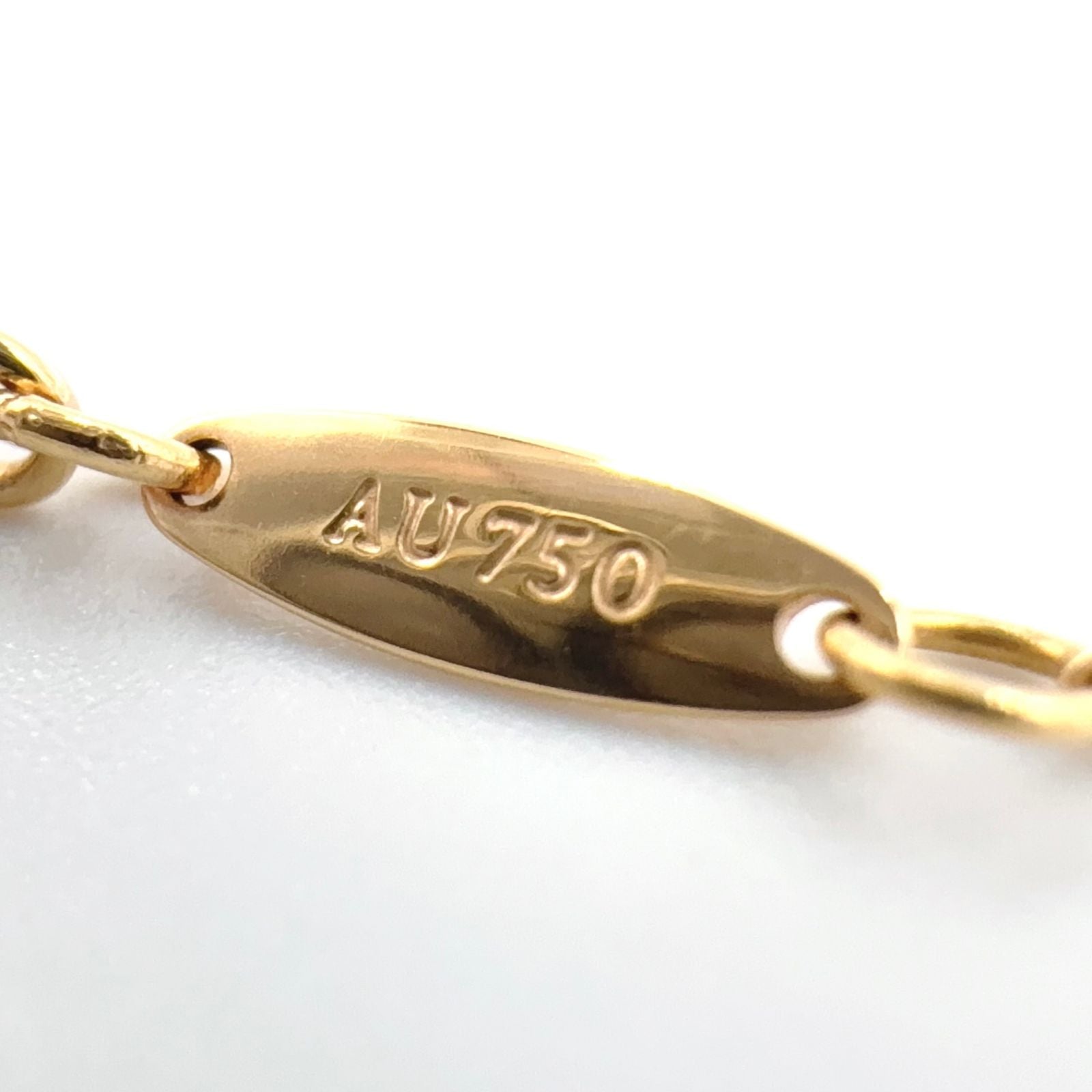 Tiffany & Co Diamond by the Yard Yellow Gold Clear Necklace — view 5