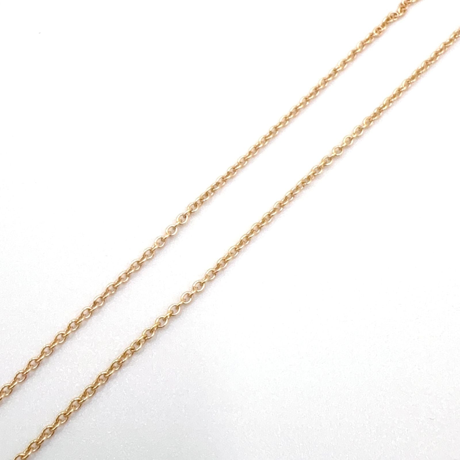 Tiffany & Co Diamond by the Yard Yellow Gold Clear Necklace — view 6