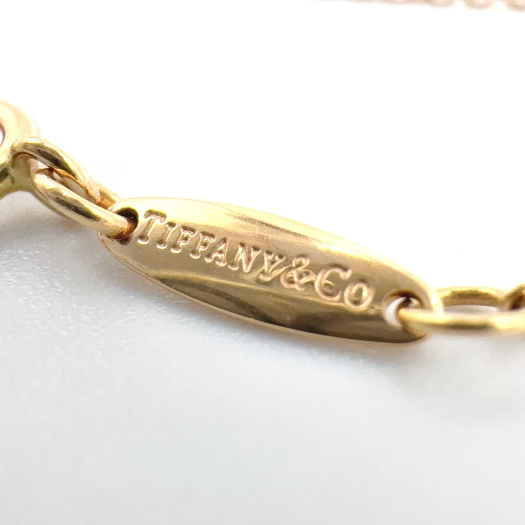 Tiffany & Co Diamond by the Yard Yellow Gold Clear Necklace — view 4