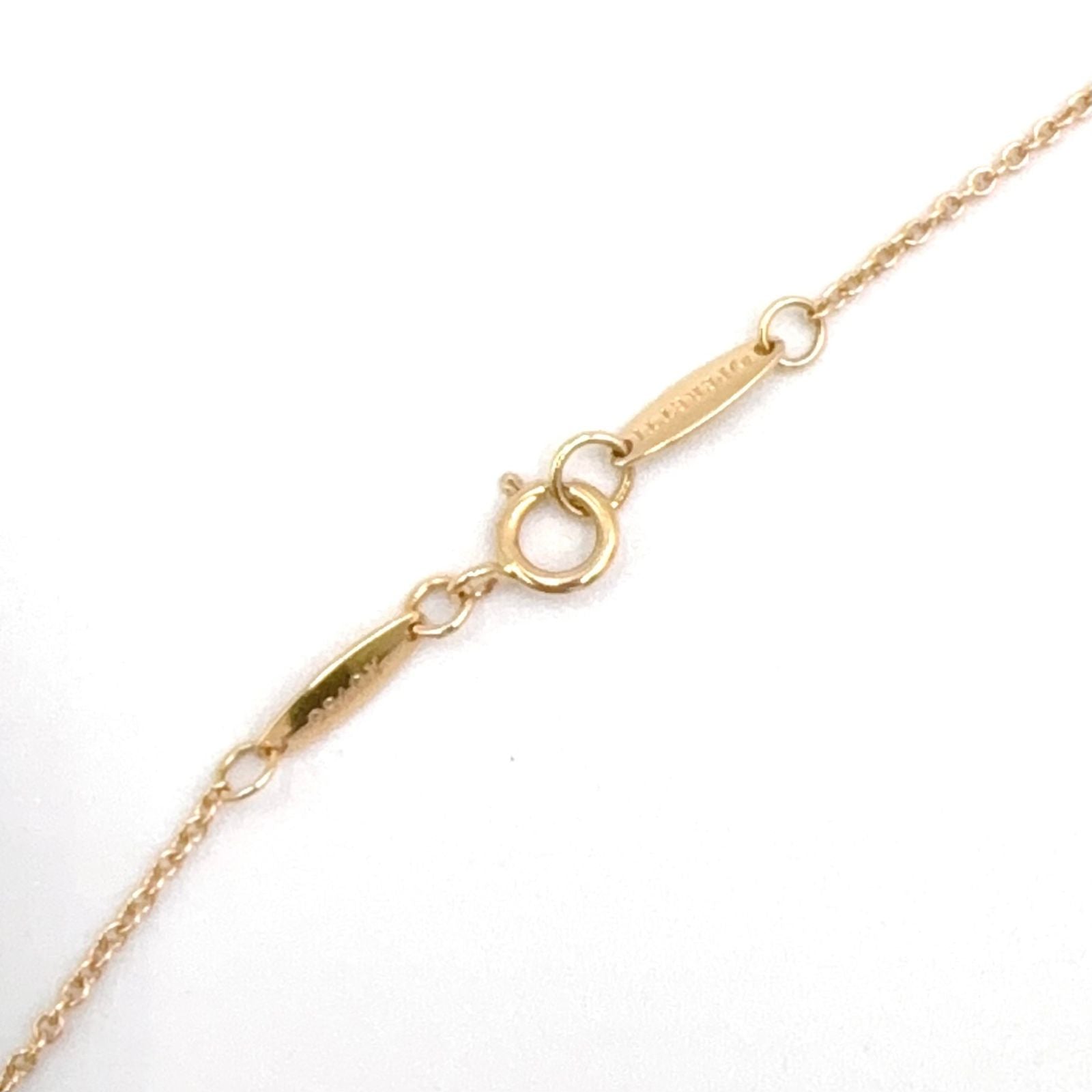 Tiffany & Co Diamond by the Yard Yellow Gold Clear Necklace — view 7
