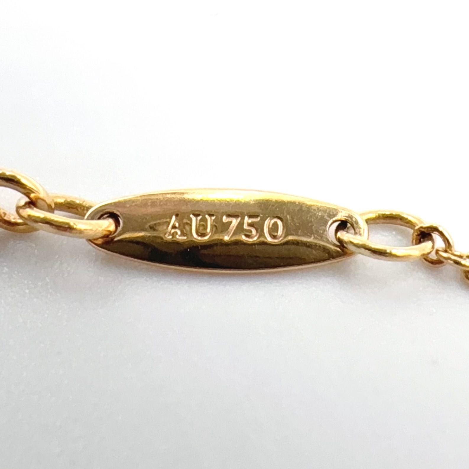 Tiffany & Co by the Yard Diamond Yellow Gold Clear Bracelet — view 5