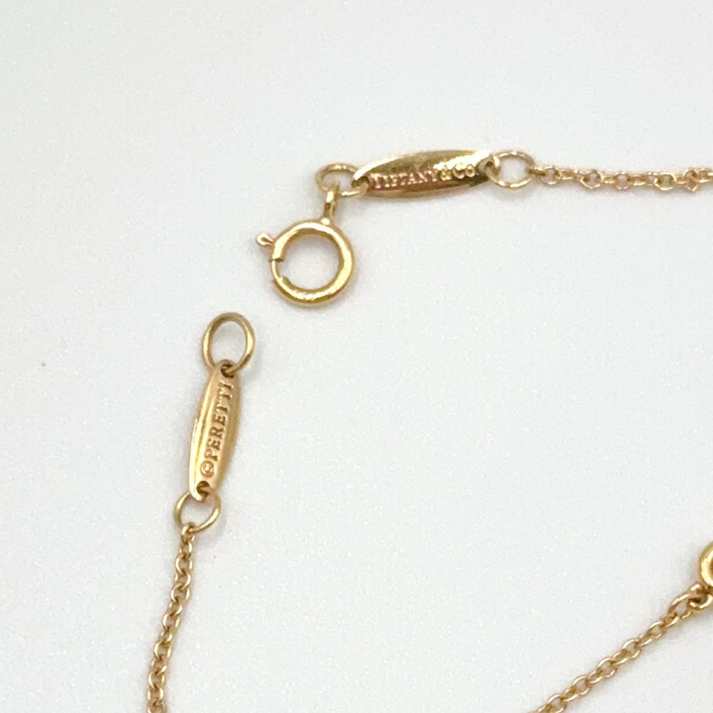 Tiffany & Co by the Yard Diamond Yellow Gold Clear Bracelet — view 8