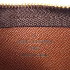 Louis Vuitton Pochette Cles Monogram Brown Coin Case Gold — view 4