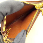 Louis Vuitton Pochette Cles Monogram Brown Coin Case Gold — view 3