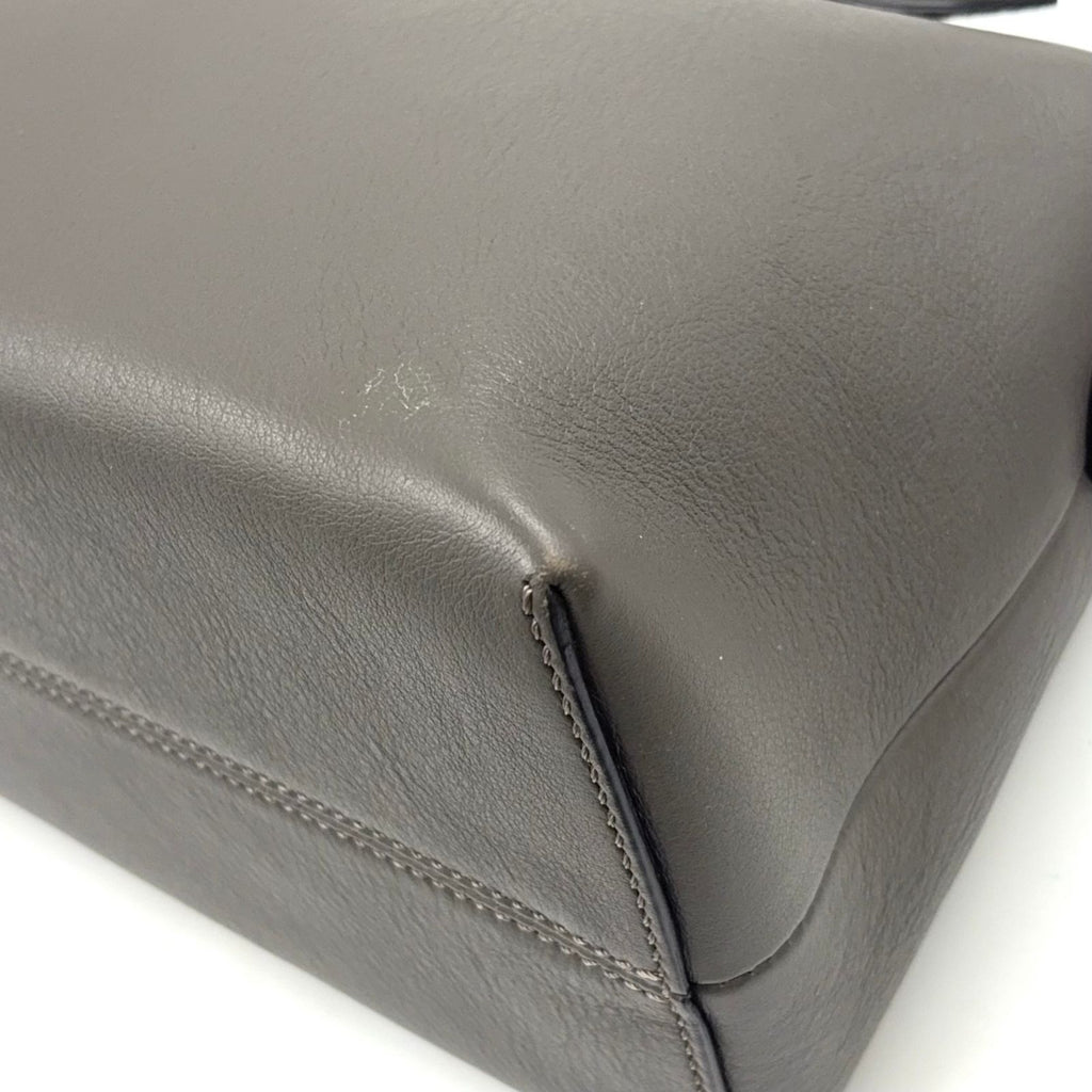 Fendi by the Way 2-Way Shoulder with Initials Leather Gray Black Light Beige — view 6