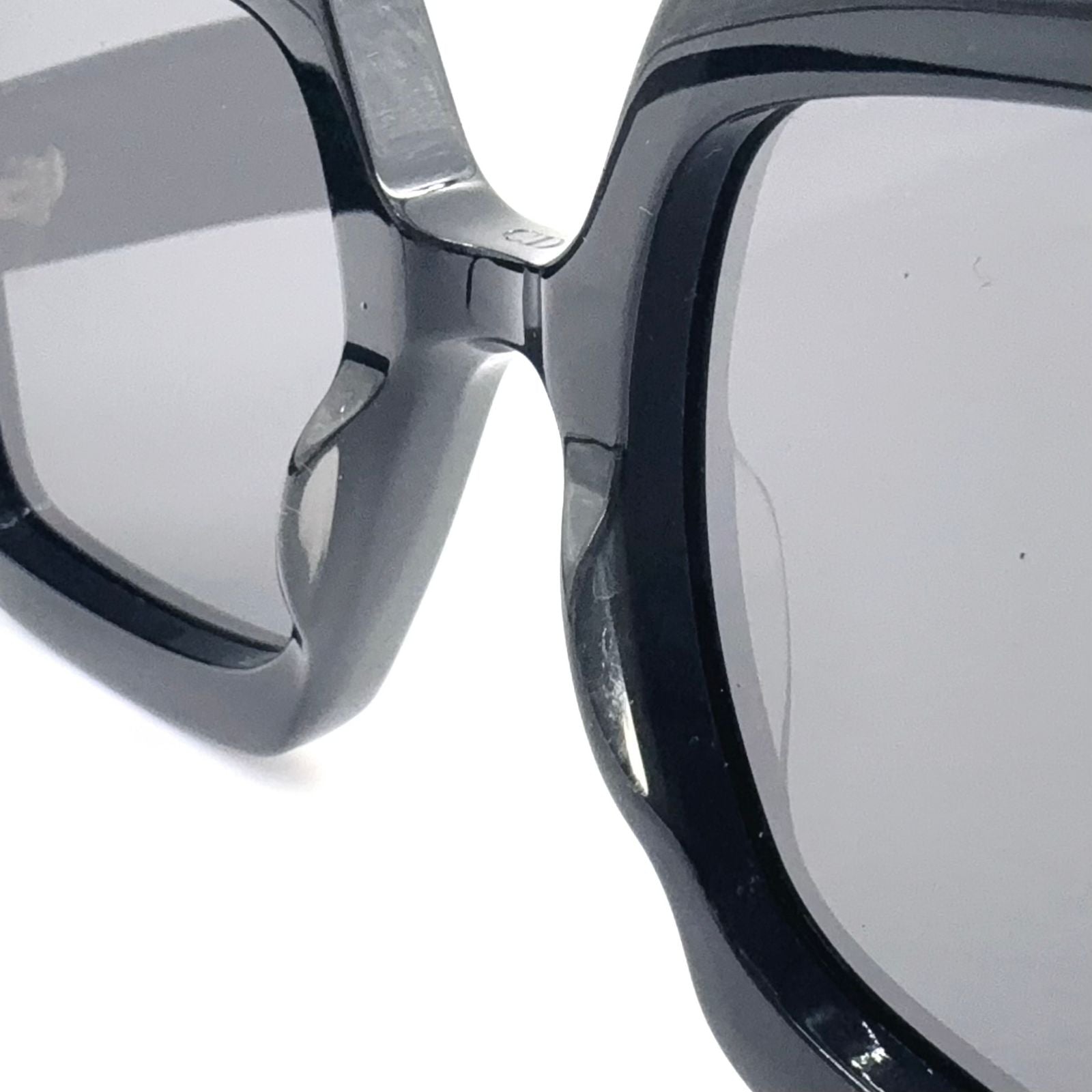 Dior Signature S1u Acetate Black Sunglasses Gold Eyewear — view 7