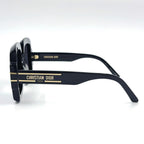 Dior Signature S1u Acetate Black Sunglasses Gold Eyewear — view 5