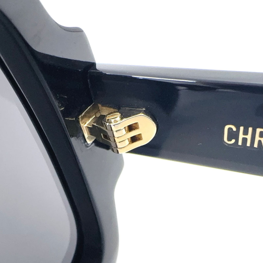 Dior Signature S1u Acetate Black Sunglasses Gold Eyewear — view 9