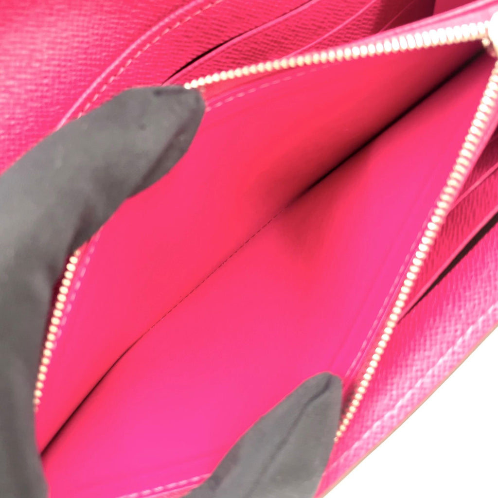 Louis Vuitton Tribal Mask Portefeuille Sarah Leather Pink White Multicolor — view 7