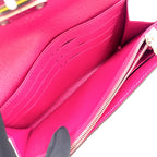 Louis Vuitton Tribal Mask Portefeuille Sarah Leather Pink White Multicolor — view 6