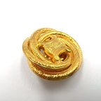 Celine Triomphe Gold Plated Earrings — view 8