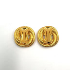Celine Triomphe Gold Plated Earrings — view 3